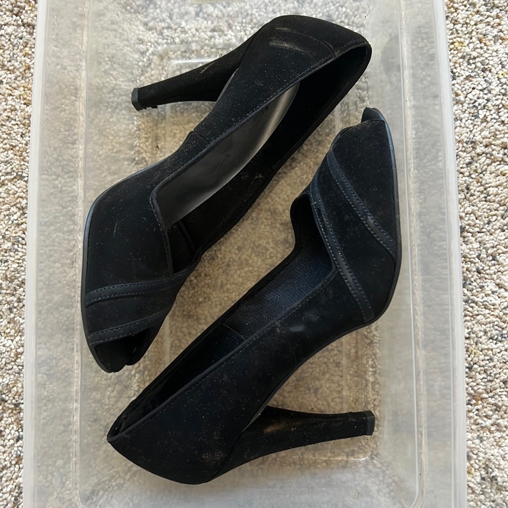 Black heels